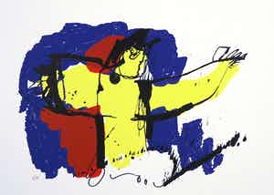 Herman Brood - Zeefdruk, Brasil God verkocht voor € 80!