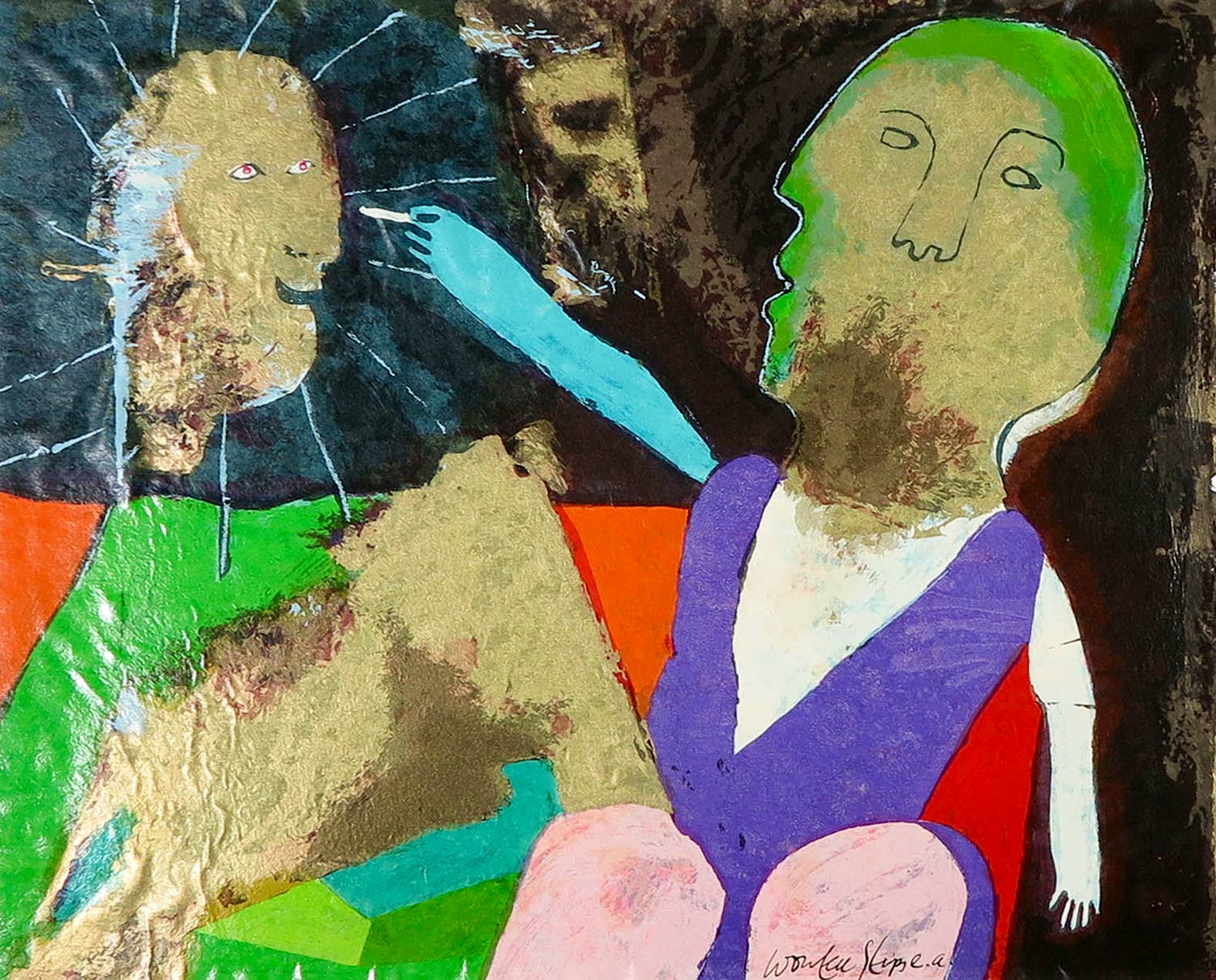 Wouter Stips - Zeefdruk, Zonder titel kopen? Bied vanaf 1!