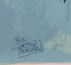 Arthur Bernard - Zeefdruk, Naked Dance (Groot) - Ingelijst kopen? Bied vanaf 35!