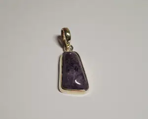 Nieuwe zilveren hanger met charoiet] Charoiet kopen? Bied vanaf 55!