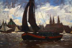 Ger van Vliet - BOTEN op het IJ / HAVEN AMSTERDAM verkocht voor € 150!