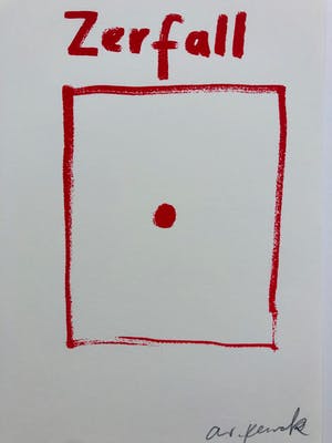A.R. Penck - Zerfall kopen? Bied vanaf 155!