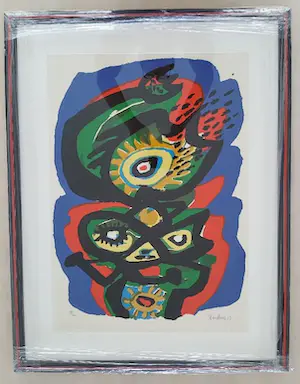 Anton Rooskens - Birds 3 (zeefdruk met beperkte oplage en nieuw ingelijst) kopen? Bied vanaf 365!