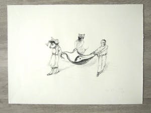 Han Mes - Litho, Op sleeptouw kopen? Bied vanaf 1!