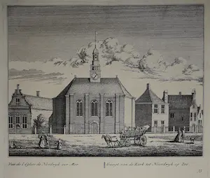 Abraham Rademaker - Zes prenten van Rijnland (omgeving Leiden) op drie bladen kopen? Bied vanaf 45!