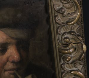 Jan Theuns - Olieverf op paneel, Man met pijp - Ingelijst kopen? Bied vanaf 100!