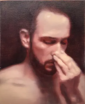 Erwin van Krey - Man holding his nose kopen? Bied vanaf 250!