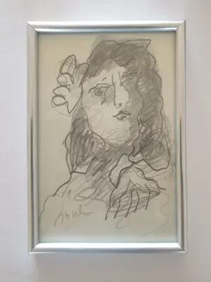 Jan Sierhuis - Flamenco Danseres - 1992 - Potloodtekening - 14 x 10 cm - Gesigneerd kopen? Bied vanaf 25!