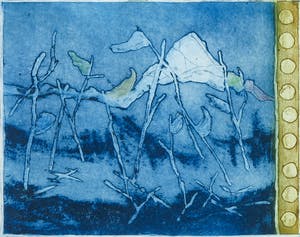 Jan Montyn - Ets en aquatint, Zonder titel - Ingelijst kopen? Bied vanaf 100!