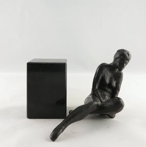 Bob Bonies - (toegeschreven aan) - Brons, Zittend naakt kopen? Bied vanaf 1!