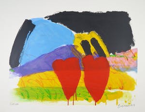 Jan Cremer - Zeefdruk, Tulips kopen? Bied vanaf 100!