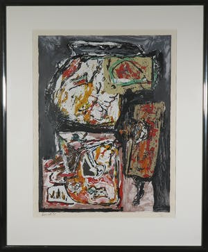 Jacques Doucet - Zeefdruk, Été à Saint-Christol - Ingelijst (Groot!) kopen? Bied vanaf 150!