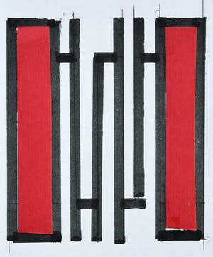 Siep van den Berg - Siep van den Berg # DUBBELZIJDIGE COMPOSITIE met collage # 1990 kopen? Bied vanaf 45!