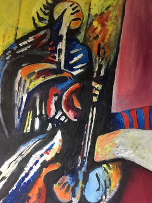 Dirkjan Ribbeling - Olieverf op Doek, Ingelijst kopen? Bied vanaf 185!