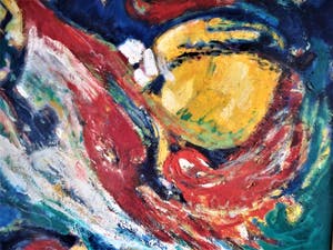 Klaas de Poel - figuren in abstract kopen? Bied vanaf 250!