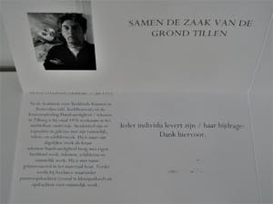 Niet of onleesbaar gesigneerd - De titel is : "Samen de zaak van de grond tillen" kopen? Bied vanaf 1!