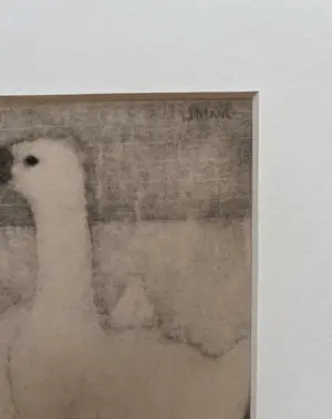Jan Mankes - Originele Heliogravure 2 Ganzen 1923 kopen? Bied vanaf 110!