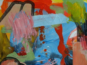 Peter Klashorst - Acrylverf op papier – Abstract 14 - 2016 kopen? Bied vanaf 35!