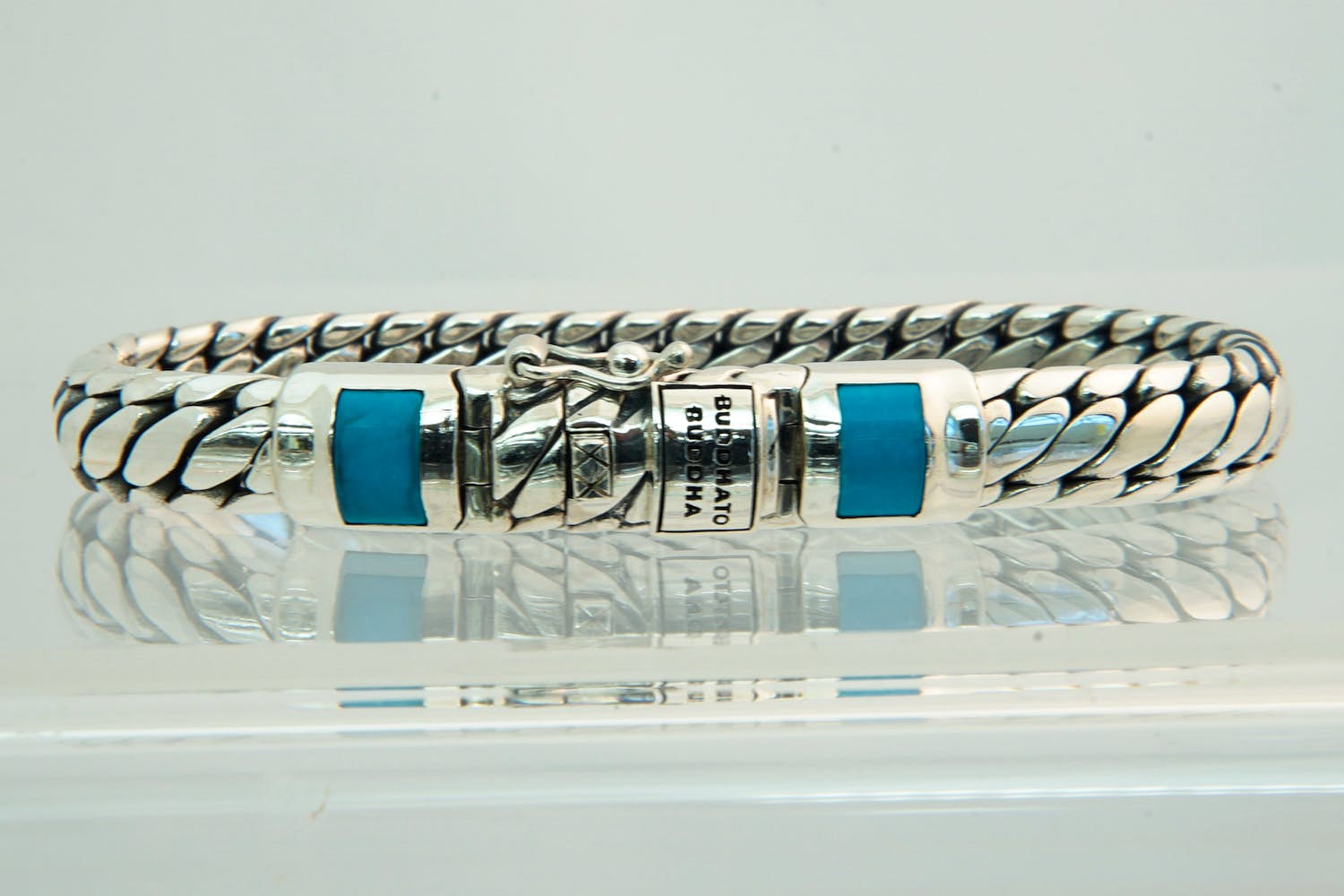 53 - Originele en ZGAN - 1e gehalte zilveren -  Buddha to Buddha armband kopen? Bied vanaf 90!