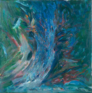 Henk Koolen - Olieverf op doek, Water vast - Ingelijst kopen? Bied vanaf 50!