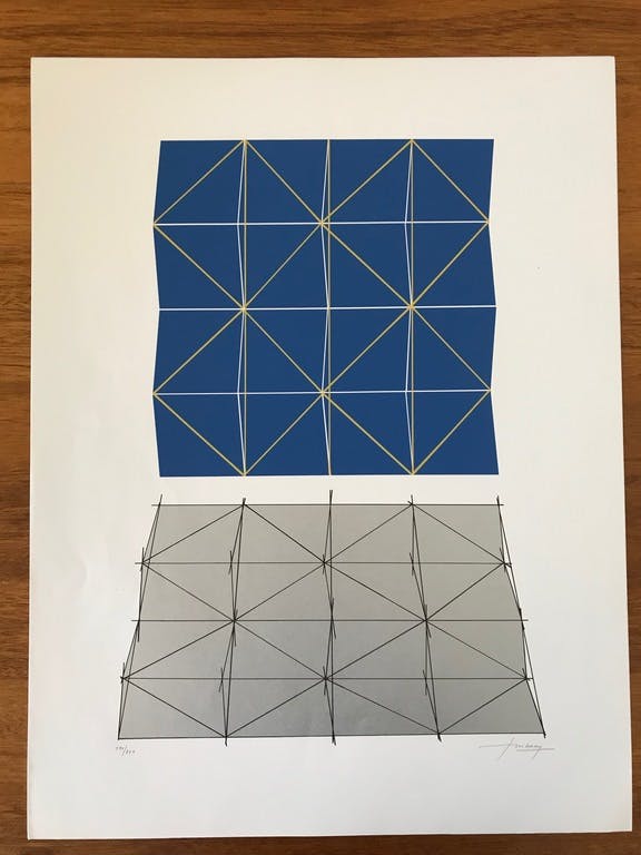 Jan Beekman - Jan Beekman - Gesigneerde zeefdruk - 1977  kopen? Bied vanaf 45!