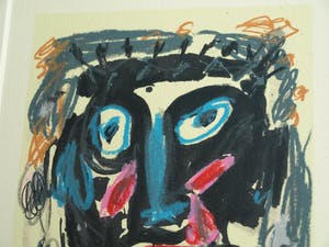 Kees Salentijn - Ingelijste litho , Hoofd kopen? Bied vanaf 40!