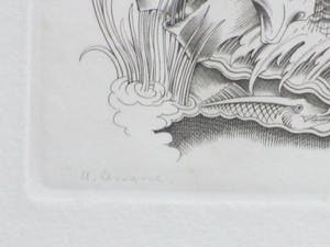 Hubert Levigne - Twee vijvernimfen - Gravure kopen? Bied vanaf 45!