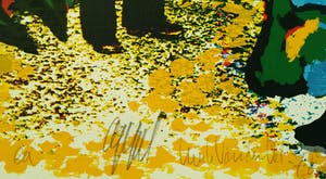 Karel Appel - Kleurenzeefdruk DE TOVENAAR Handgesigneerd. kopen? Bied vanaf 275!