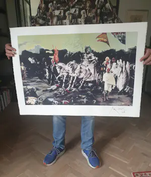 Rob Scholte - "Vrede van Munster"- 1998 - editie 111 - 63 x 90 cm kopen? Bied vanaf 175!