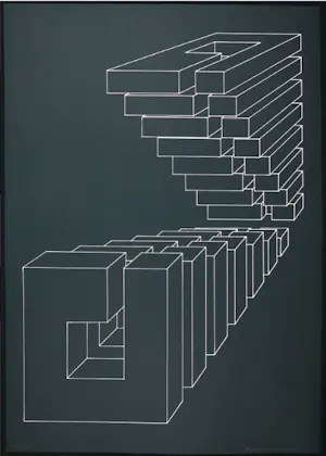 Harry Karssen - Lot van twee zeefdrukken, Z.T. Abstractie kopen? Bied vanaf 1!