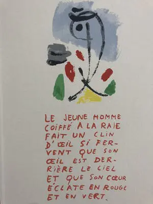 Christian Dotremont - Leporello van 14 bladen poëzie van Dotremont met tekeningen van Corneille kopen? Bied vanaf 325!