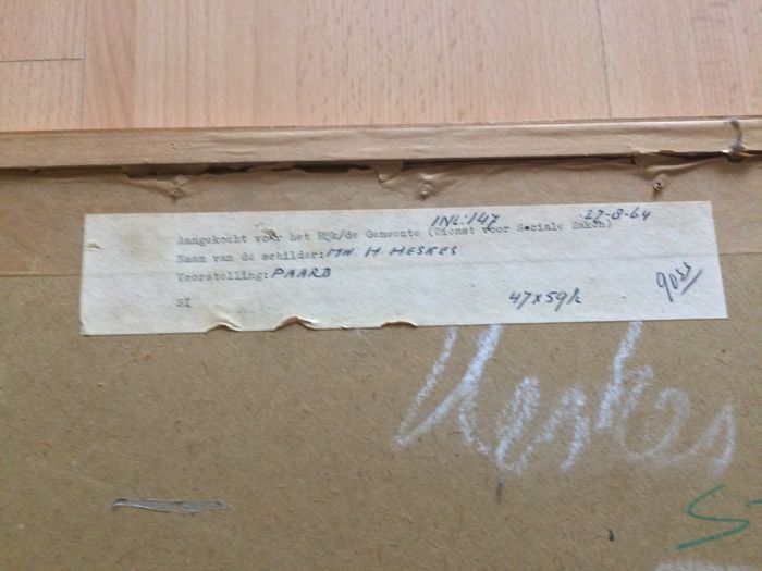 Niet of onleesbaar gesigneerd - hendrika..Kaak Heskens kopen? Bied vanaf 1!