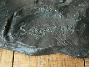 Brons (Onbekend) - Sjalotje uit Ootmarsum gemaakt door Berend Seiger kopen? Bied vanaf 365!