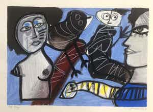 Corneille - ‘Le serpent jaune’ verkocht voor € 125!