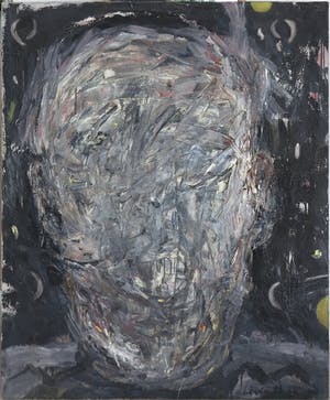 David Leviathan - Olieverf op doek, Head in the Night (Groot) kopen? Bied vanaf 1!