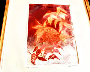 Anne Walker - Farb Radierung "Oktober 4" handsigniert limitiert 45/99 70er/80er Jahre kopen? Bied vanaf 120!