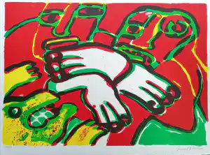 Bengt Lindstrom - Grote lithografie verkocht voor € 180!