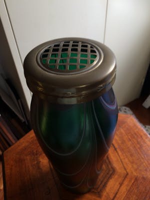 Johann Loetz Witwe - Veelkleurige topvaas kopen? Bied vanaf 200!