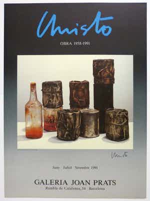 Christo - Bottle and Cans - Joan Prats Barcelona verkocht voor € 120!