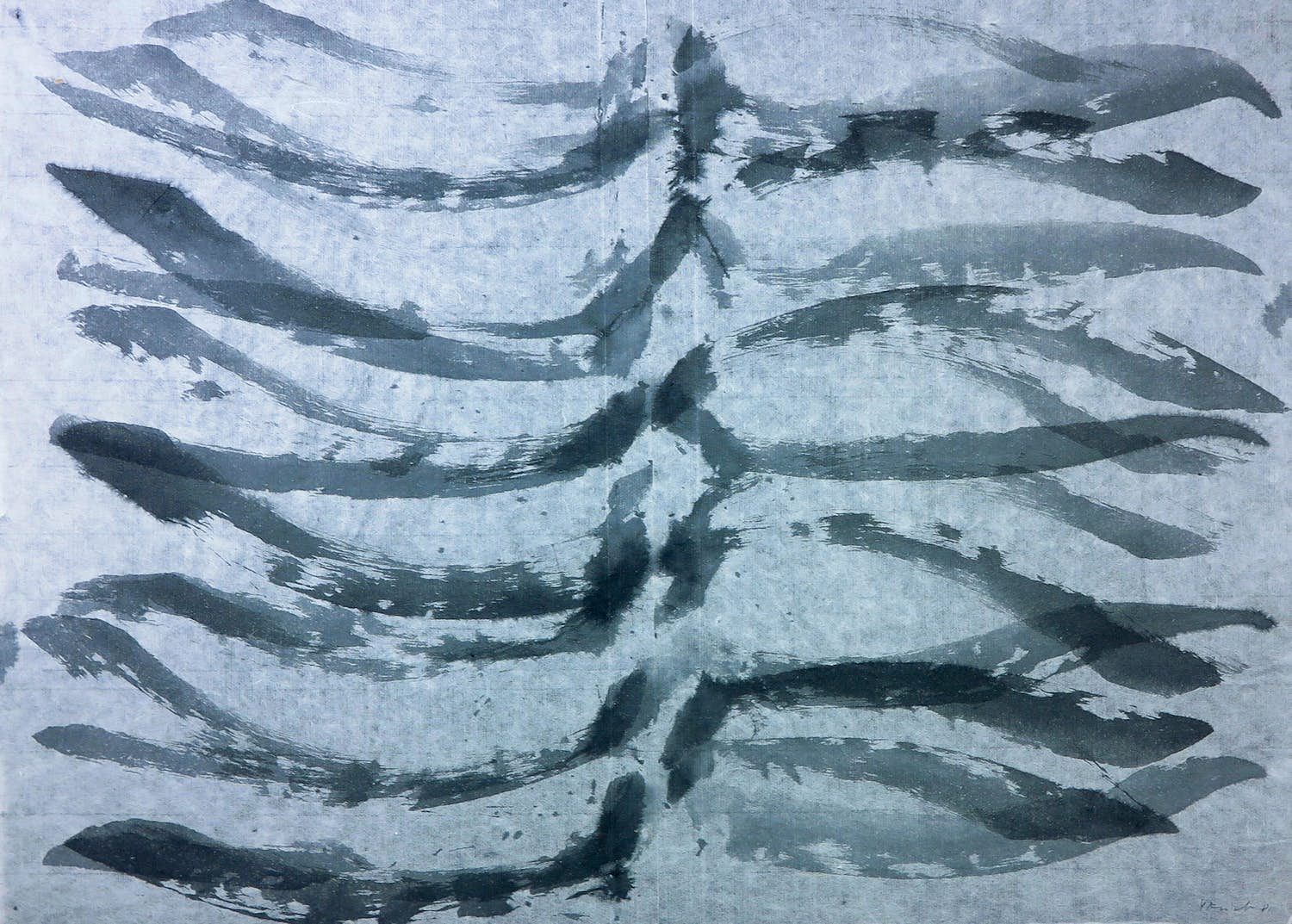 Yvonne Kracht - Inkt op Japans Papier, Zonder titel verkocht voor € 50!