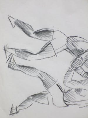 Herman Bieling - Boksgevecht - Tekening kopen? Bied vanaf 35!
