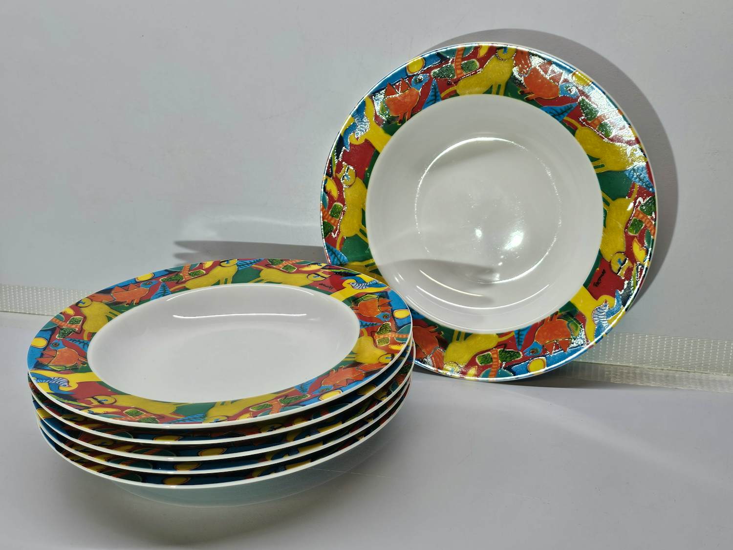 Corneille - Serviesgoed, 6 diepe borden 21 cm kopen? Bied vanaf 50!