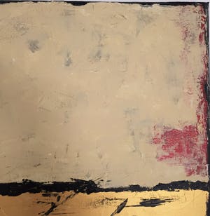 John Foppen - Red + Gold in Symphony........ # K 02. XL. Groot kopen? Bied vanaf 169!