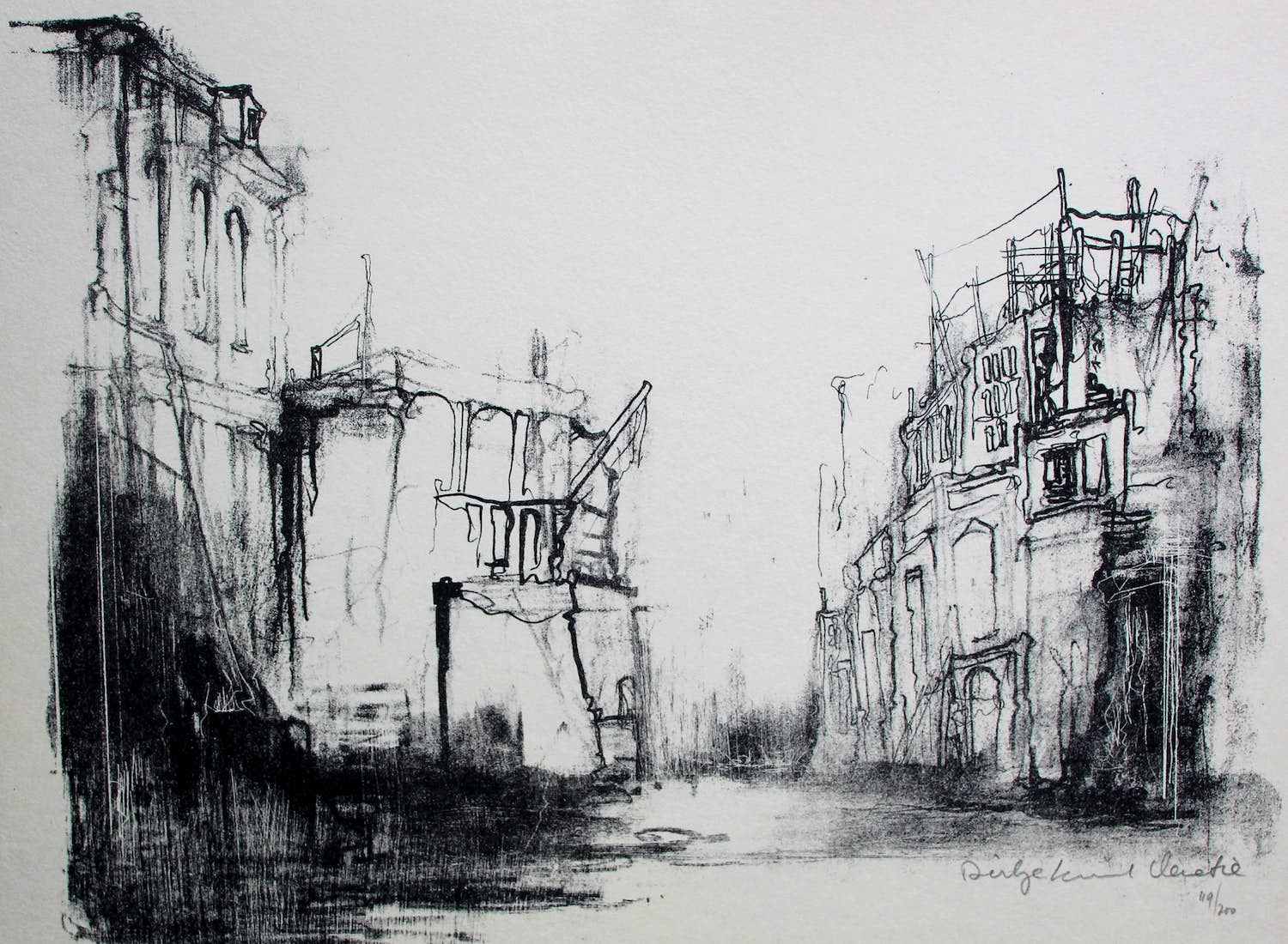 Dirkje Kuik - Litho: Venetië verkocht voor € 59!