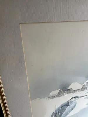 Buy Jan Weenink - Reiger in winterlandschap? Bid from 200!