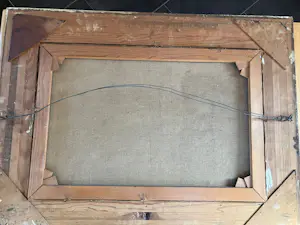 H. van Straaten - Ingelijst olieverf op doek , In de boerderij , interieurscene kopen? Bied vanaf 60!