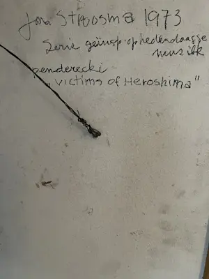 Jan Stroosma - PENDERECKI “Victims of Heroshima” (Uit serie geïnspireerd op hedendaagse muzi kopen? Bied vanaf 300!