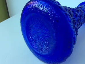 Skruf - Blauwe ‘Boomschors’ vaas kopen? Bied vanaf 50!