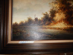 Niet of onleesbaar gesigneerd - Landschapwerk van een onbekende meester -GROOT- kopen? Bied vanaf 10!