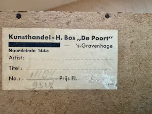 Arie Zonneveld - Boslandschap in winter kopen? Bied vanaf 175!